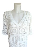 Trui-korte mouw-Gehaakt-Bohemian-Boho style-Katoen