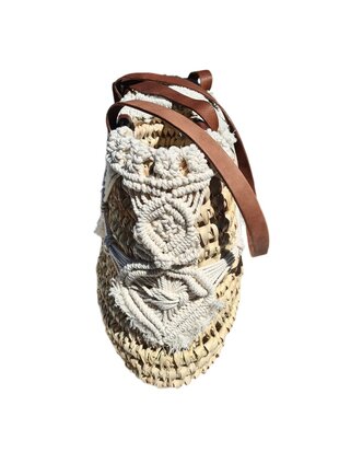Tas-strand tas-Beach bag-Riet-Macrame-Handmade-Ibiza style-Bohemian style-Uniek design-3