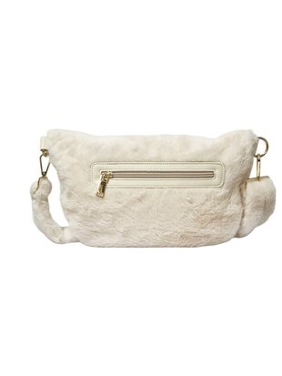 Crossbody-Fannypack-Buideltas-Zacht-Fluffy-Creme-34cmx23cmx4cm