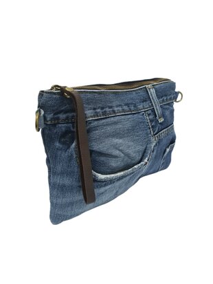 Made in Italy-Tas-Clutch-Schoudertas-Crossbody-Handtas-Denim-Recyclede denim-Jeans-2