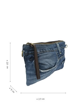Made in Italy-Tas-Clutch-Schoudertas-Crossbody-Handtas-Denim-Recyclede denim-Jeans-2