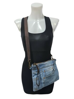 Made in Italy-Tas-Clutch-Schoudertas-Crossbody-Handtas-Denim-Recyclede denim-Jeans-3