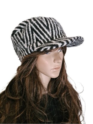 Muts-Pet-Army model-Vintage/Retro look-Soft touch-Fluffy-Gevoerd-Zwart