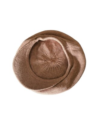 Eline Ren L'Atelier- Fijn gebeid-Soepel-Bakerboy-Model-Zacht-Warm-Muts-Buin