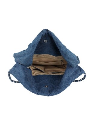 Giuliano-Jeansbag-schoudertas-Hobo-Urban style-Musthave35cmx33cmx6cm-Denim blauw