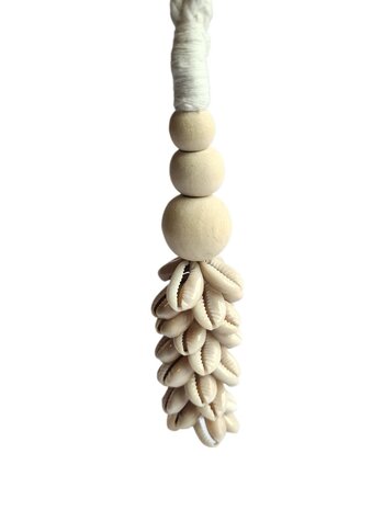 Ketting-Schelpen-Cowrie-Bohemian-Boho style-50 cm