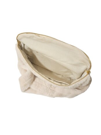 Crossbody-Fannypack-Buideltas-Zacht-Fluffy-Creme-34cmx23cmx4cm