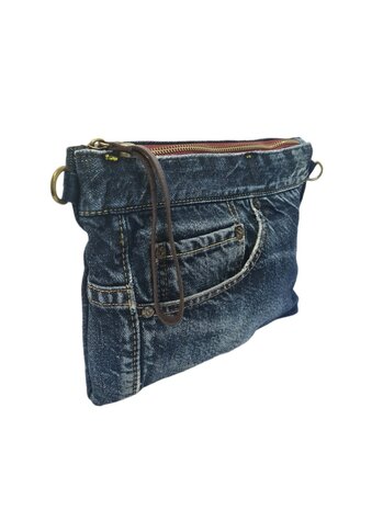Made in Italy-Tas-Clutch-Schoudertas-Crossbody-Handtas-Denim-Recyclede denim-Jeans-1