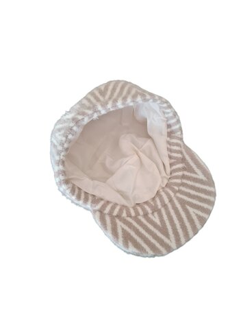 Muts-Pet-Army model-Vintage/Retro look-Soft touch-Fluffy-Gevoerd-Taupe