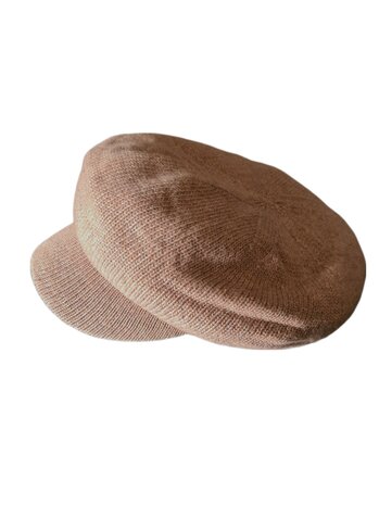 Eline Ren L'Atelier- Fijn gebeid-Soepel-Bakerboy-Model-Zacht-Warm-Muts-Buin