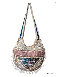 HS Fashion-Schoudertas-strandtas-India-Patchwork-geborduurd-2