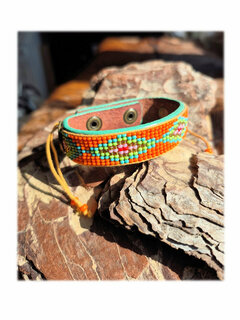 DWAM- Armband-Leer-Bohemian-Boho style-Ibiza style-Gipsy style-Tiger Lilly