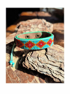 DWAM- Armband-Leer-Bohemian-Boho style-Ibiza style-Gipsy style-Paddy Lee