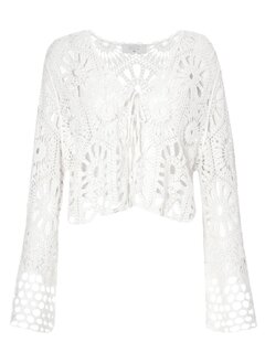 Vest-Ecru-Gehaakt-Bohemian-Boho style-Katoen