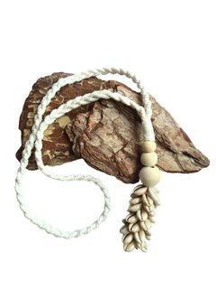 Ketting-Schelpen-Cowrie-Bohemian-Boho style-50 cm