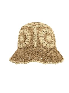 Yehwang-Crochet-hoedje- Bucketcap-Buckethat-Granny stitch-Raffa-Camel