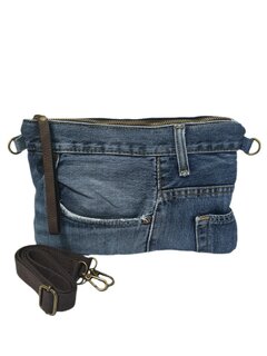Made in Italy-Tas-Clutch-Schoudertas-Crossbody-Handtas-Denim-Recyclede denim-Jeans-2