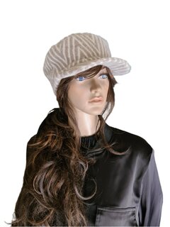 Muts-Pet-Army model-Vintage/Retro look-Soft touch-Fluffy-Gevoerd-Taupe